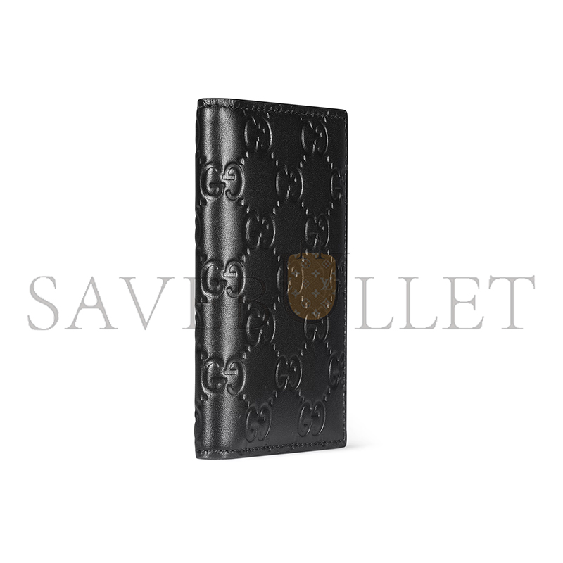 GUCCI GG EMBLEM CARD CASE 850183 (12*7.5cm)